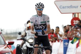Chris Froome on stage 20 of the 2016 Vuelta a Espana