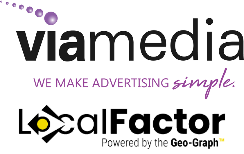 Viamedia and LocalFactor logos