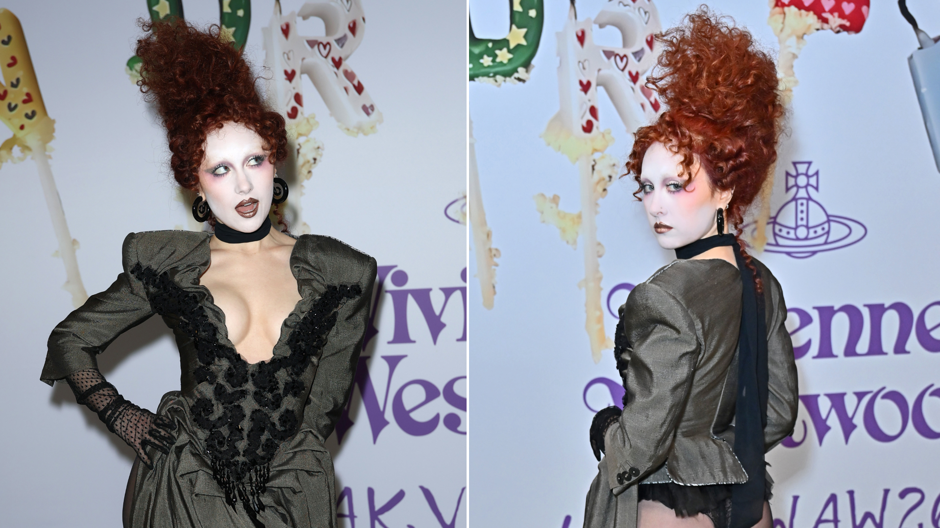 Chappell Roan attends the Vivienne Westwood Womenswear Fall/Winter 2026-2027 show as part of Paris Fashion Week on March 07, 2026