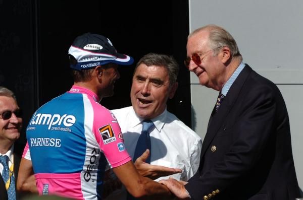 Alessandro Petachi, Eddy Merckx and the King of Belgium