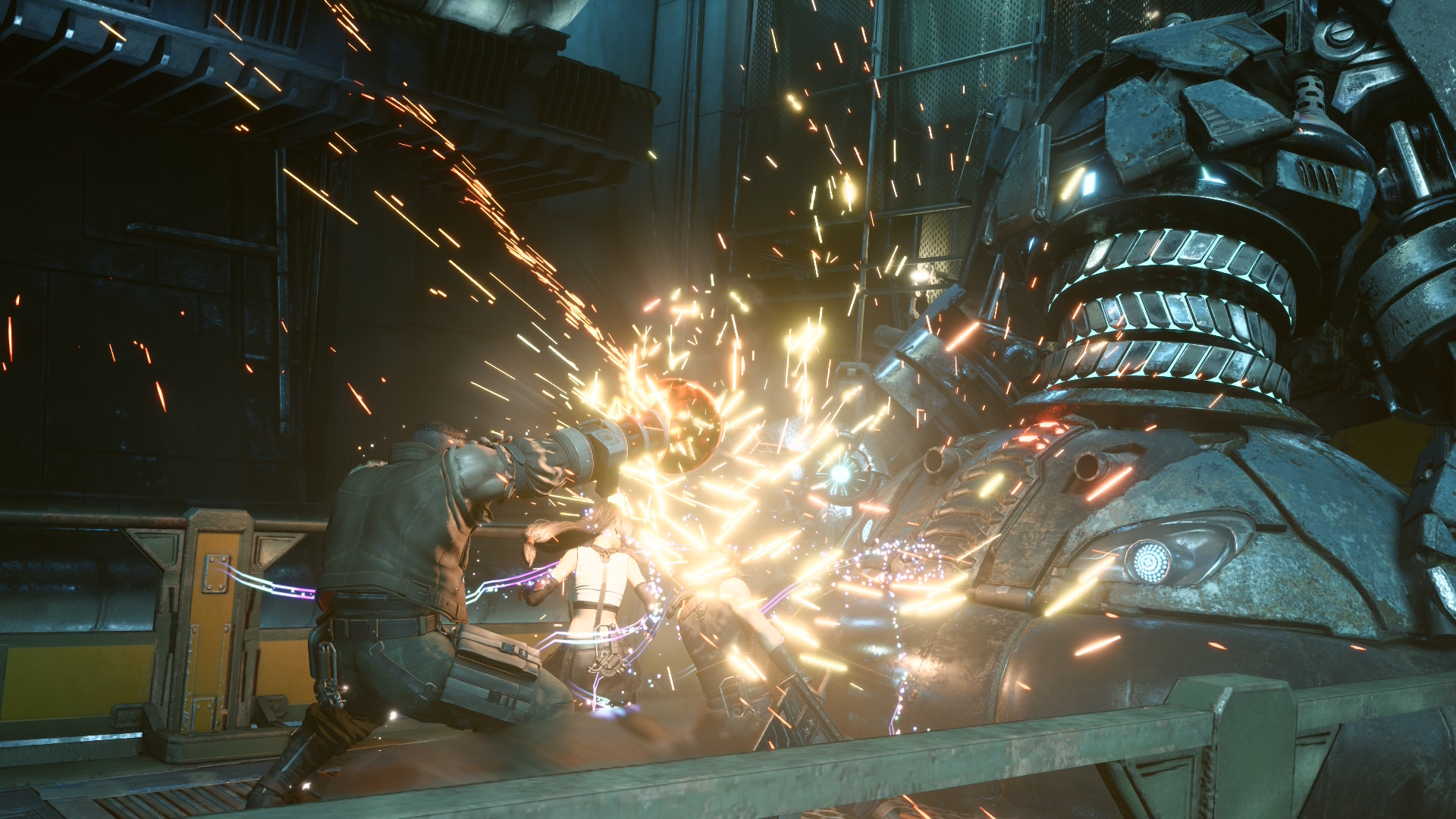 Screenshots from a Switch 2 game, Final Fantasy VII Remake Intergrade