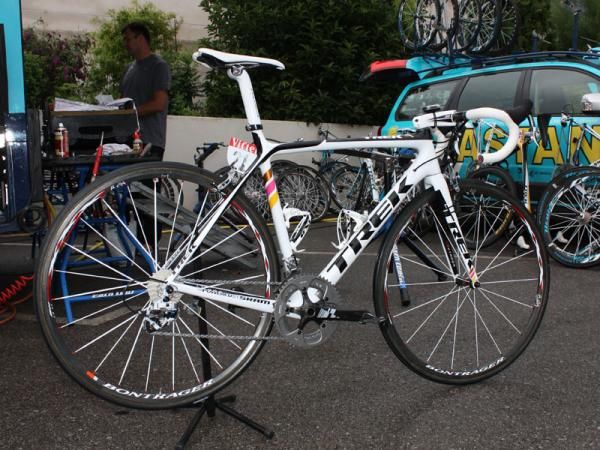 Alberto Contador and his Astana team rode their Trek Madone 6-Series machines to another Tour de France victory in 2009.