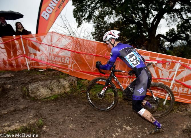 Collegiate racing at the USA Cycling Cyclo-cross National Championships in Austin.