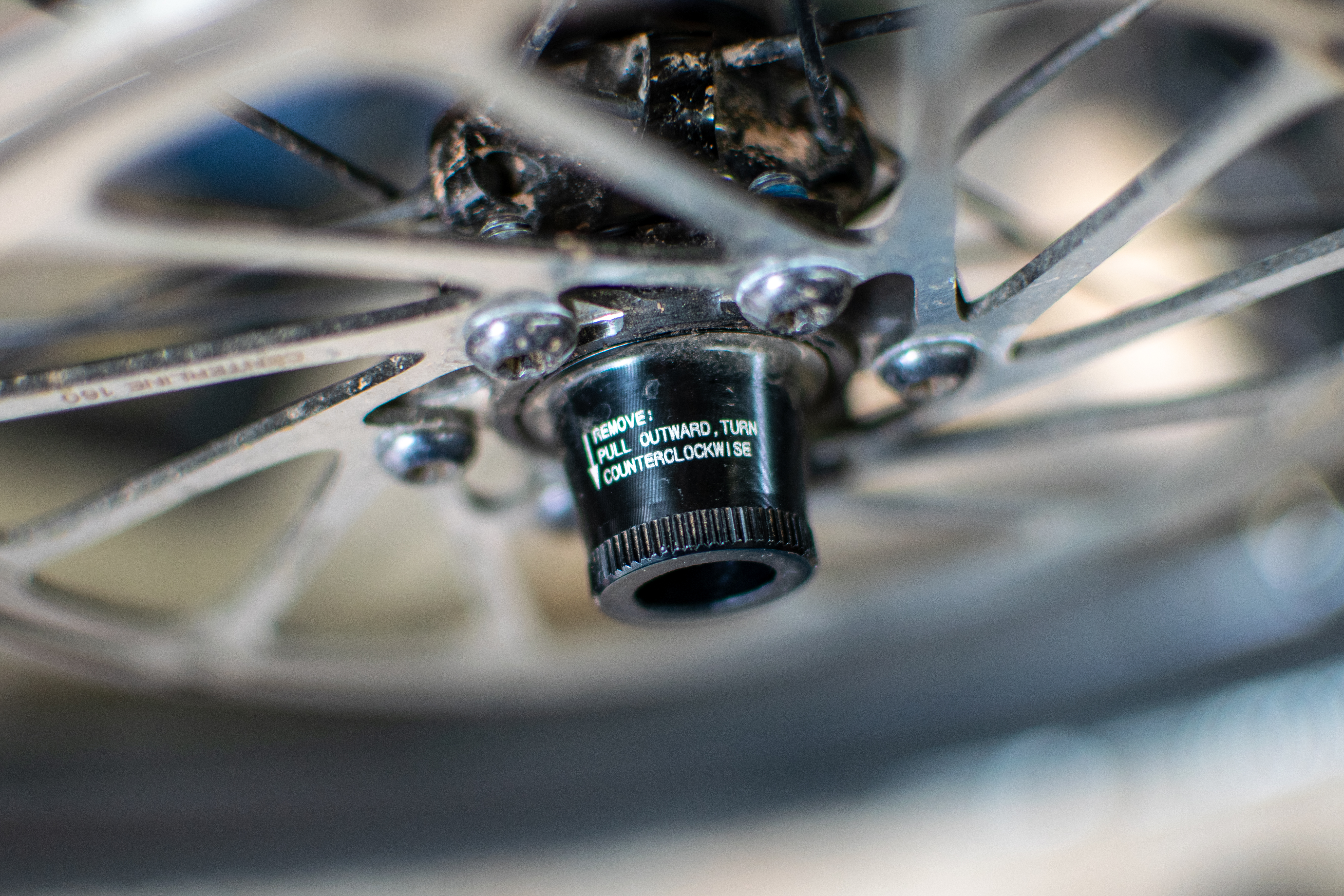 An E13 Piedmont hub end cap