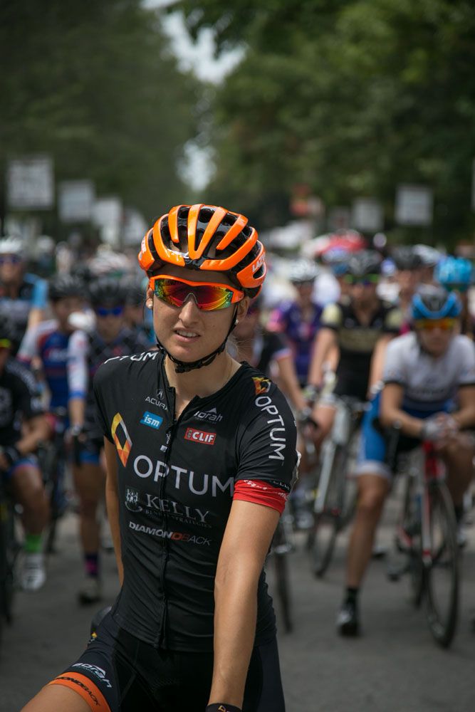 Stage 1 winner Leah Kirchmann (Optum)