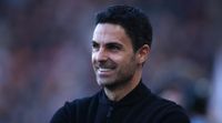 Arsenal manager Mikel Arteta ahead of the Gunners' Premier League game at Wolves in April 2024. 