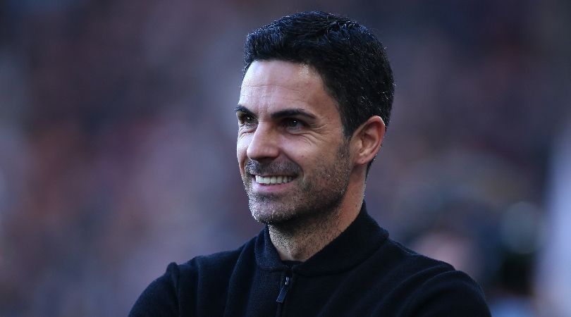 Arsenal manager Mikel Arteta ahead of the Gunners&#039; Premier League game at Wolves in April 2024. 