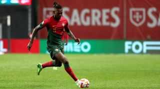 Portugal winger Rafael Leao during a match