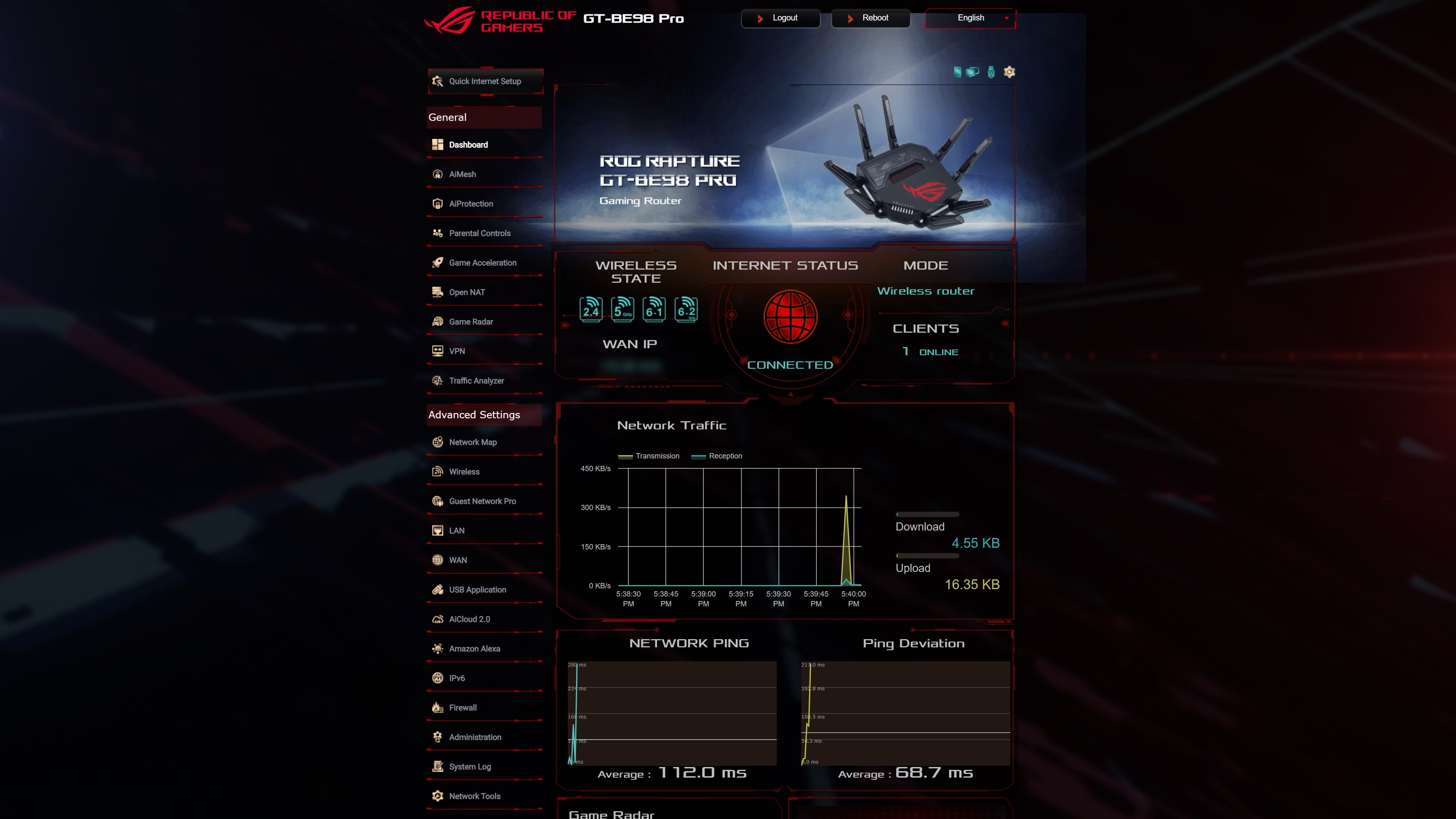 Asus ROG Rapture GT-BE98 Pro Wi-Fi 7