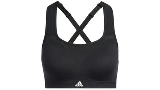 A black sports bra from Adidas