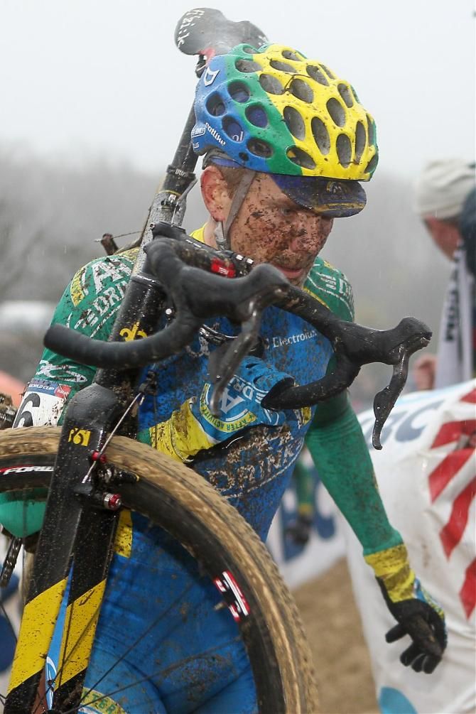 Bart Aernouts (AA Drink) en route to a 4th place finish in the third World Cup round.