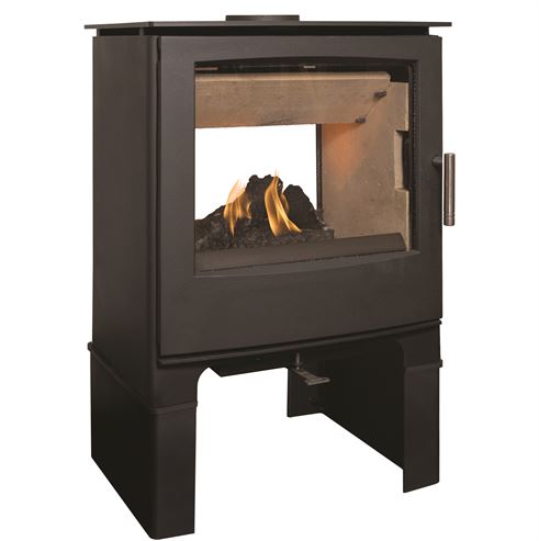 Mendip Woodland Se Double Sided Woodburning Stove | Logstore | Logburners