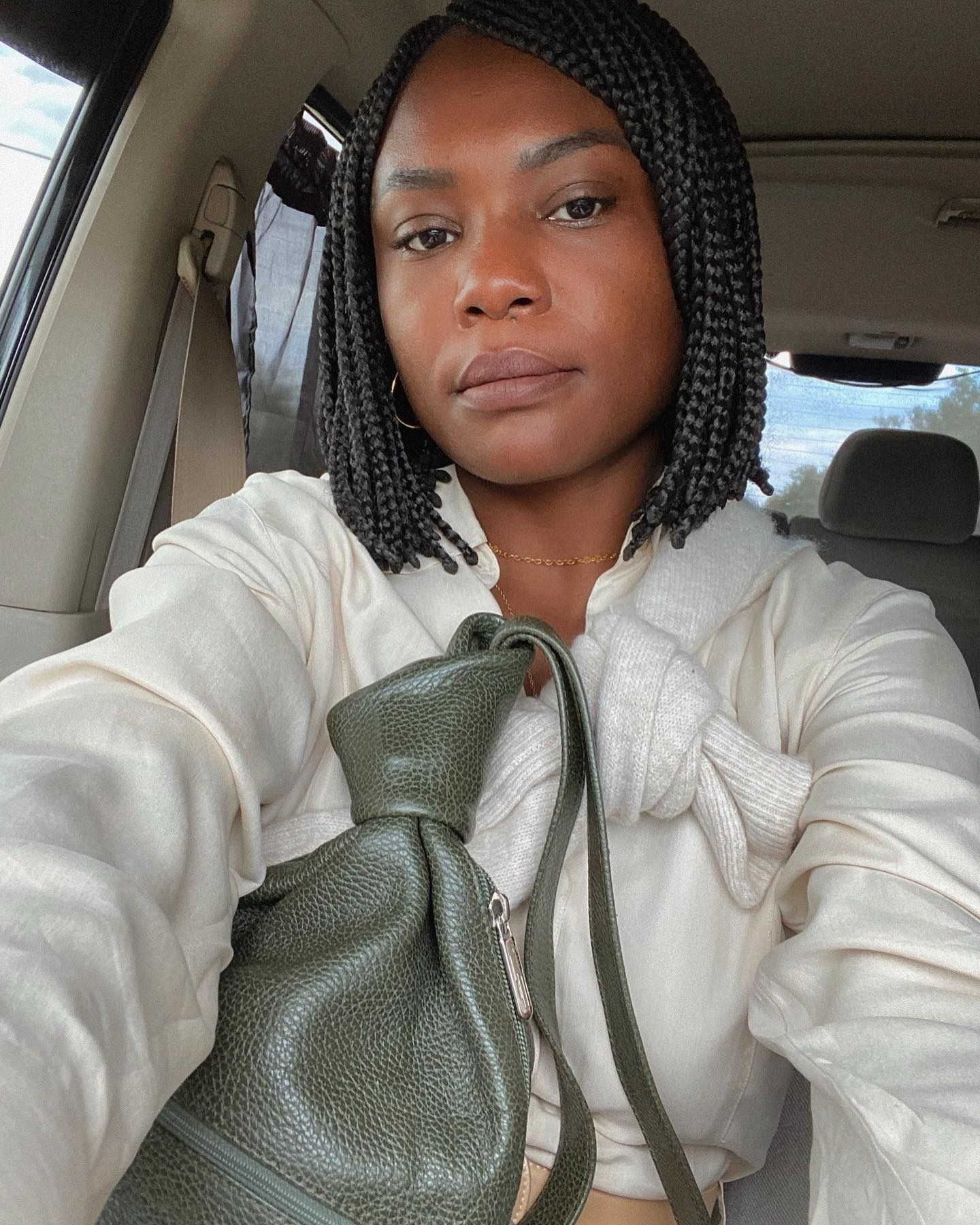 Franny with short braided bob hairstyle