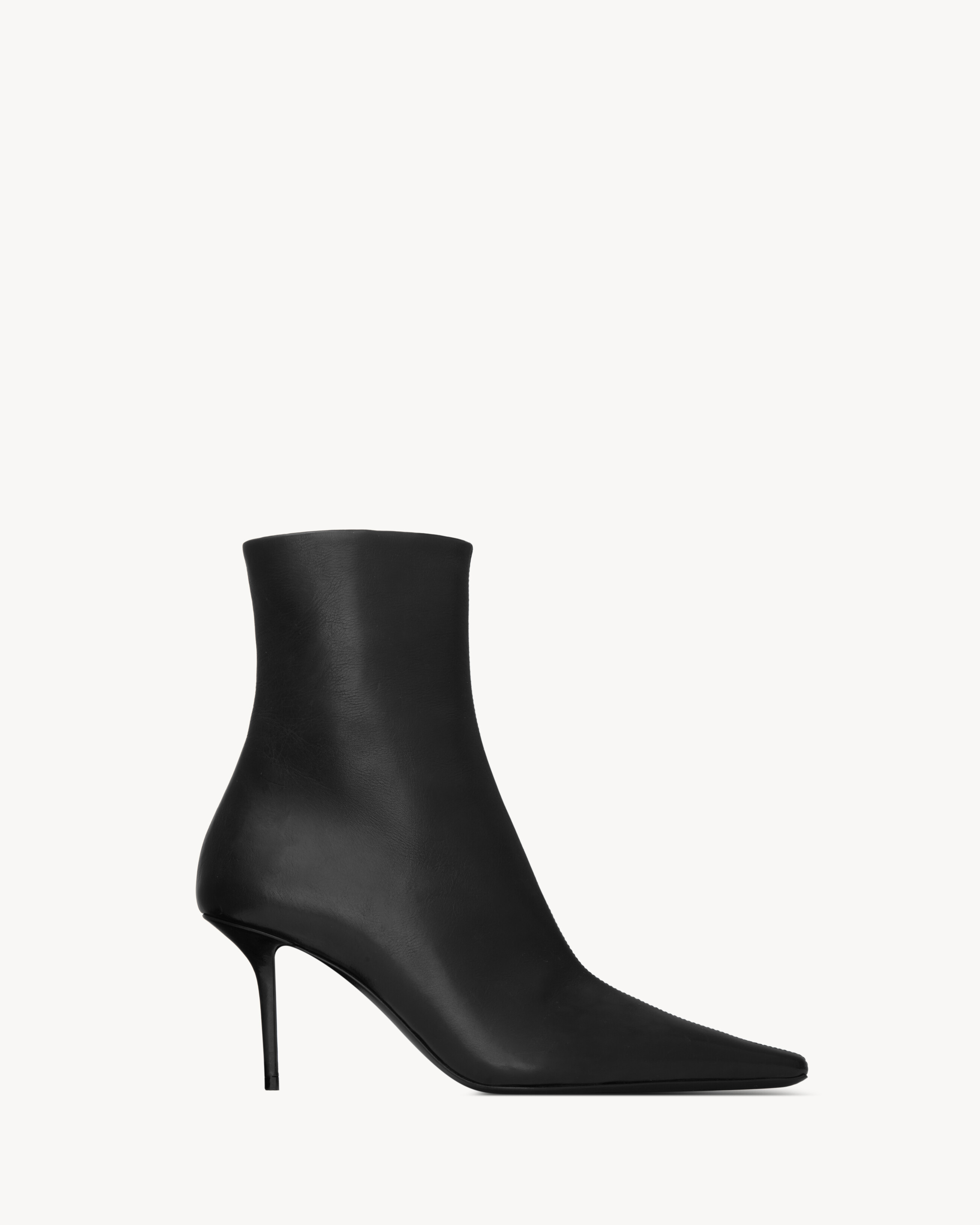 Ashley Booties in Smooth Leather