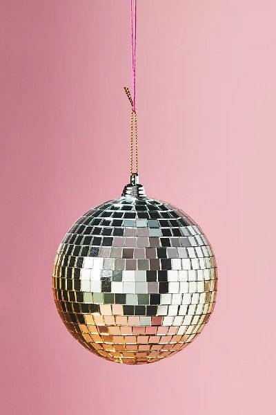 Glass Disco Ball Christmas Tree Decoration