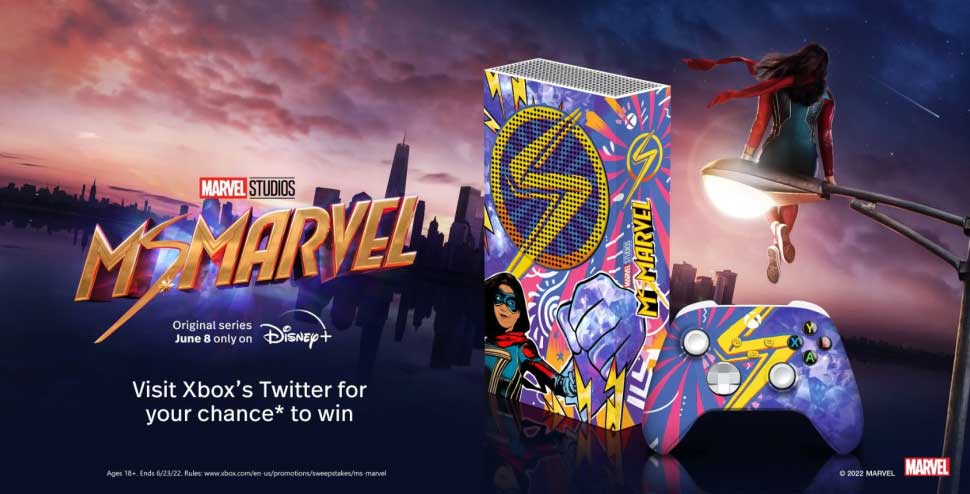 Ms Marvel Xbox series controller