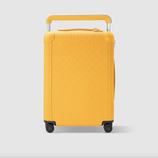 Louis Vuitton yellow suitcase