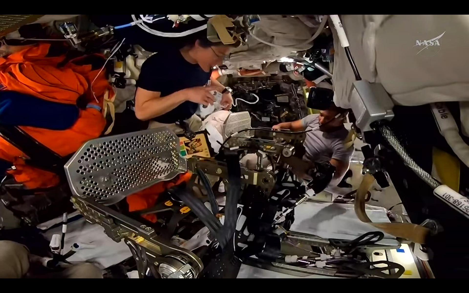 artemis 2 flight day 5 suit check still