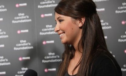 Bristol Palin is interviewed during a Candie's Foundation event last year.