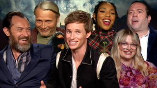 The cast of Fantastic Beasts: The Secrets of Dumbledore in an interview with CinemaBlend.