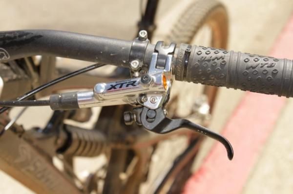 Shimano's new XTR Trail brake lever.