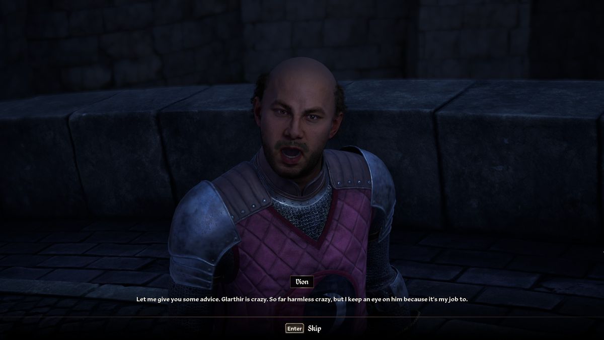 Oblivion Paranoia quest - Dion