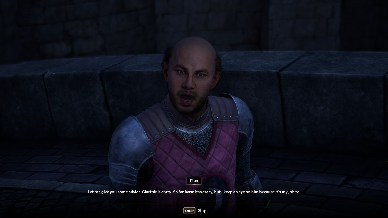 Oblivion Paranoia quest - Dion