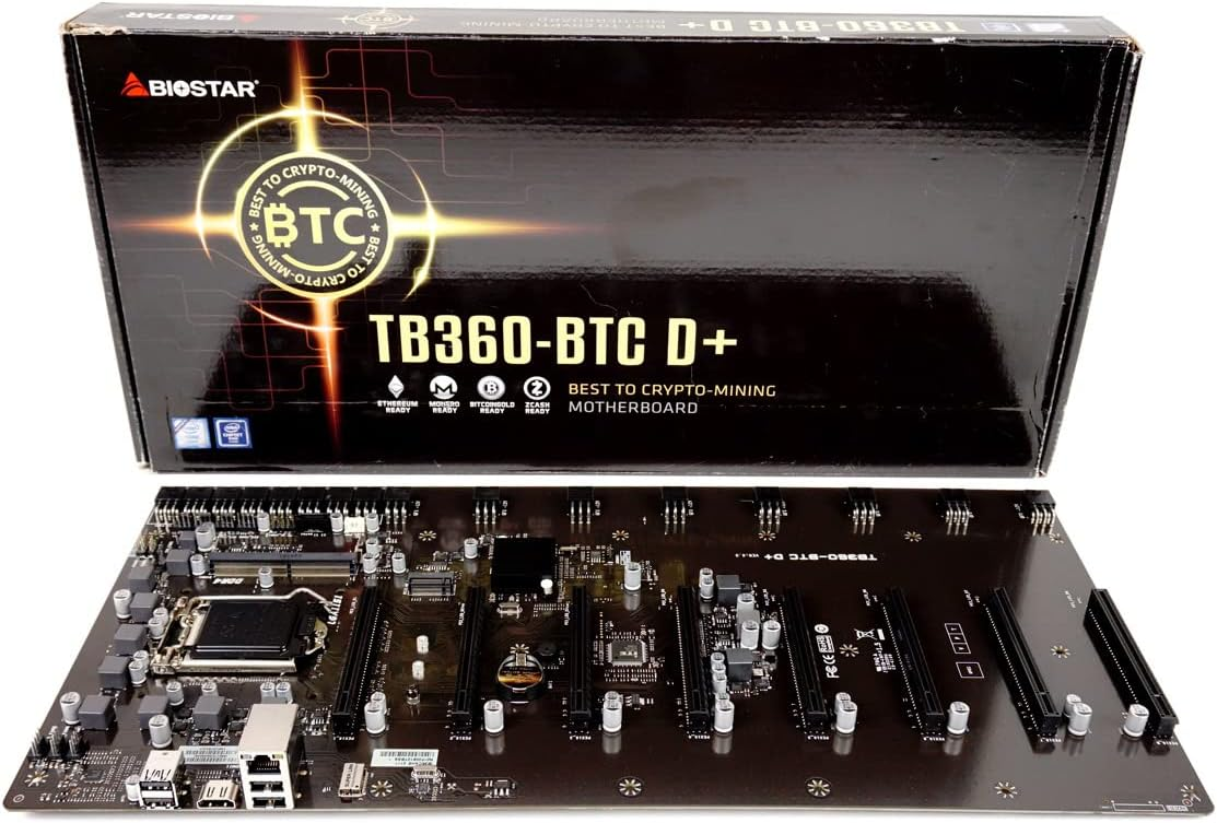 Biostar TB360-BTC D+ on a white background