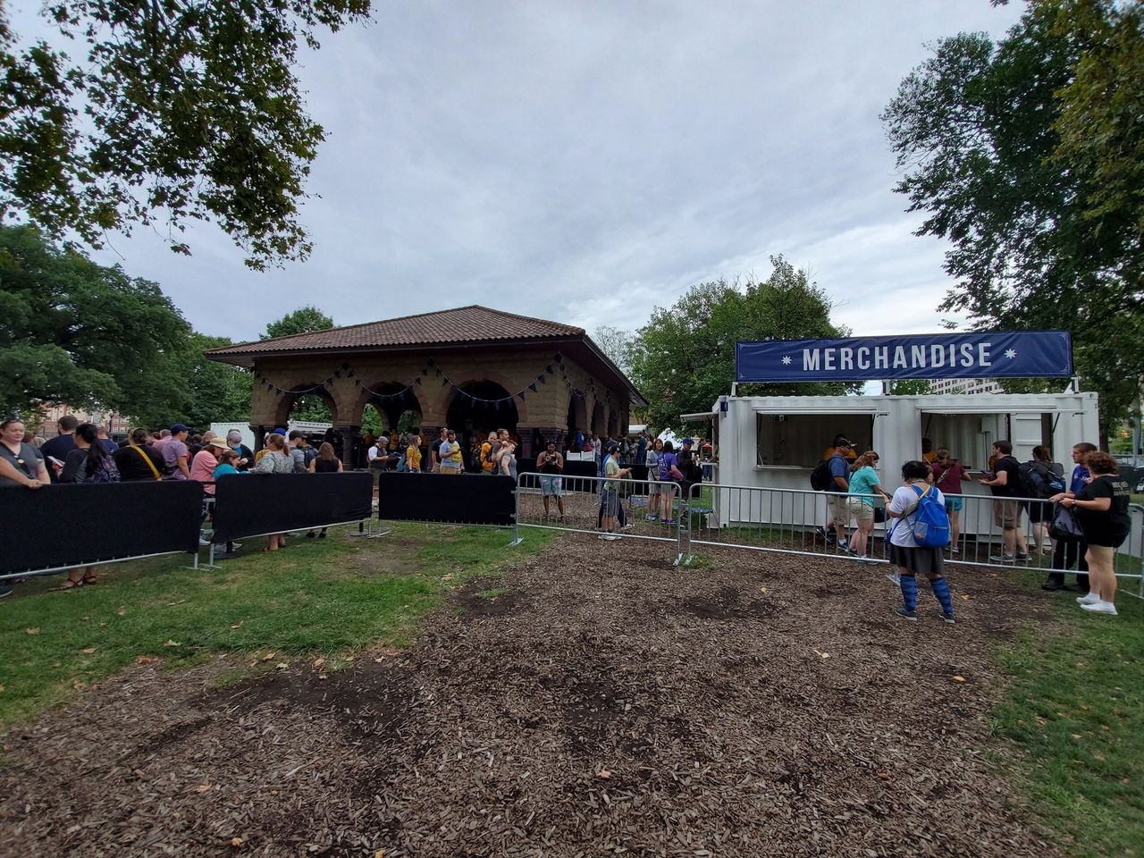 HPWU Fan Festival Merch tent