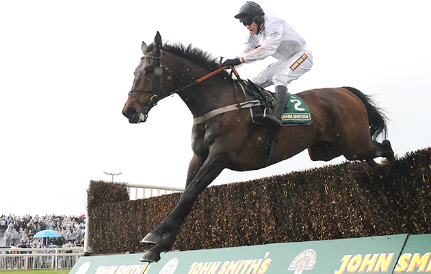 Grand National Day 2 13.04.12 Race 3 winner Finian's Rainbow Barry Geraghty up.