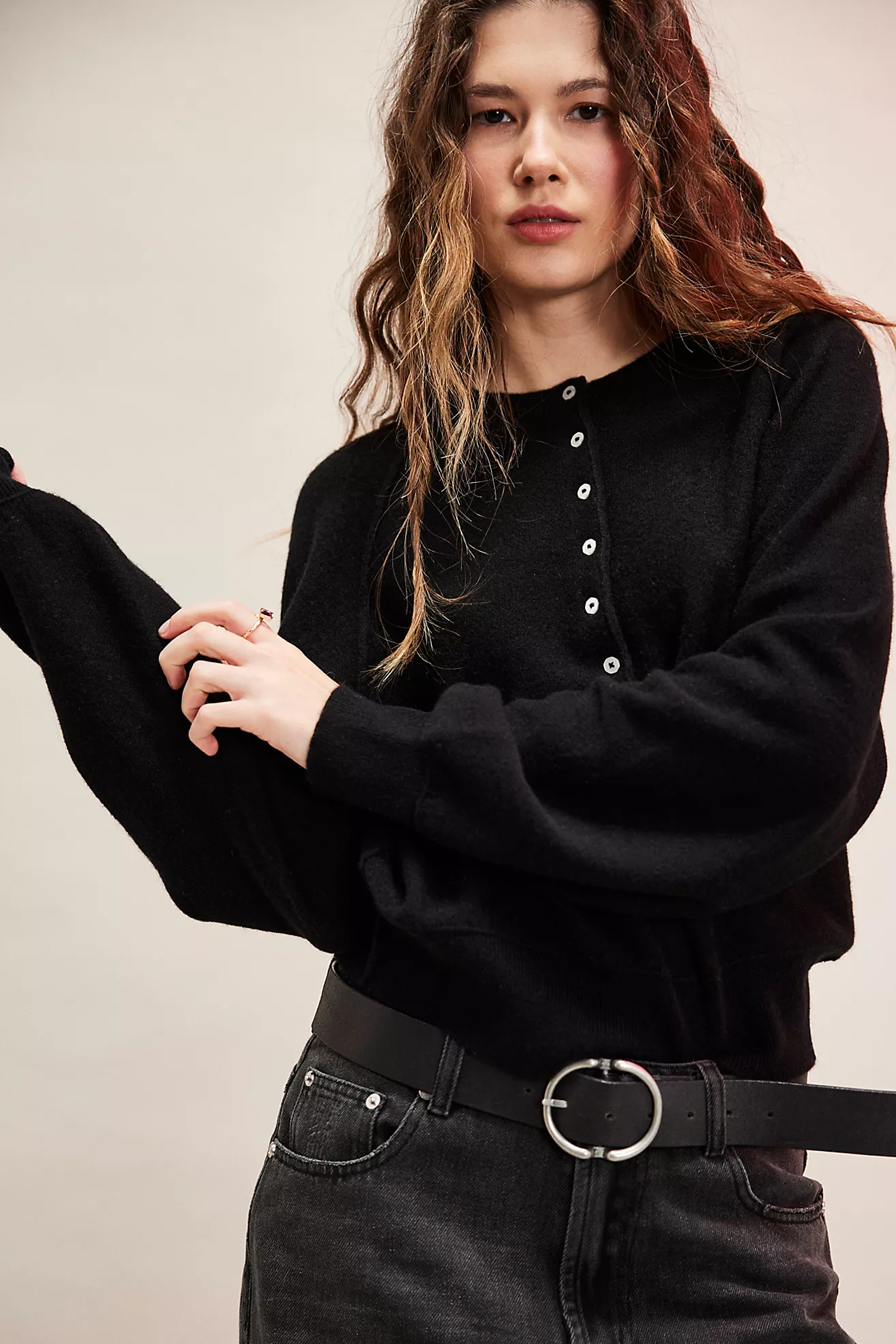 Porta Cashmere Henley Sweater