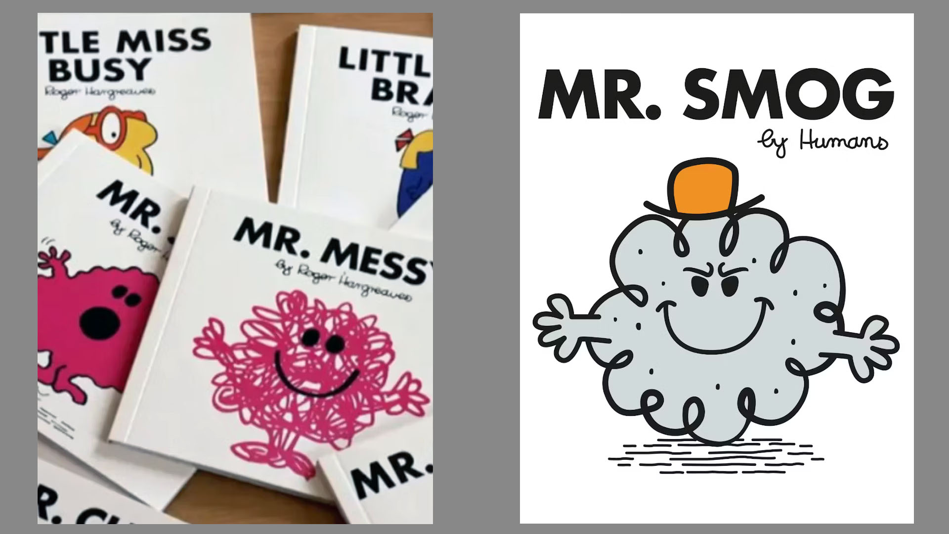 Mr. Smog book cover design.