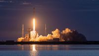 A SpaceX Falcon 9 rocket launches 29 Starlink satellites from Cape Canaveral Space Force Station in Florida on June 8, 2026.