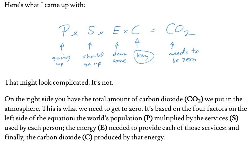 Bill Gates Discovers 14 Year Old Formula On Climate Change