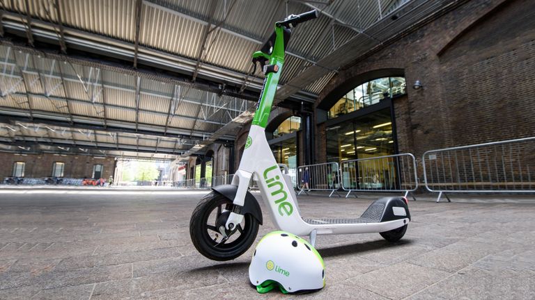 Lime Electric Scooter