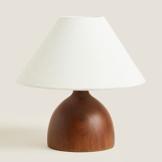 Mango Wood Table Lamp