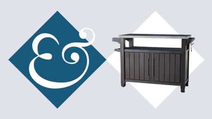 Outdoor kitchen cart