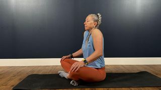 Balanced Body educator and certified personal trainer Portia Page demonstrates her energizing yoga poses