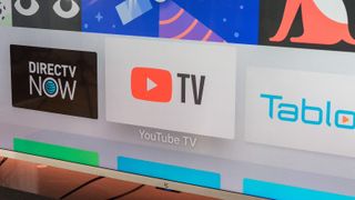 YouTube TV icon on Apple TV