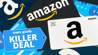 An illustration of Amazon gift cards