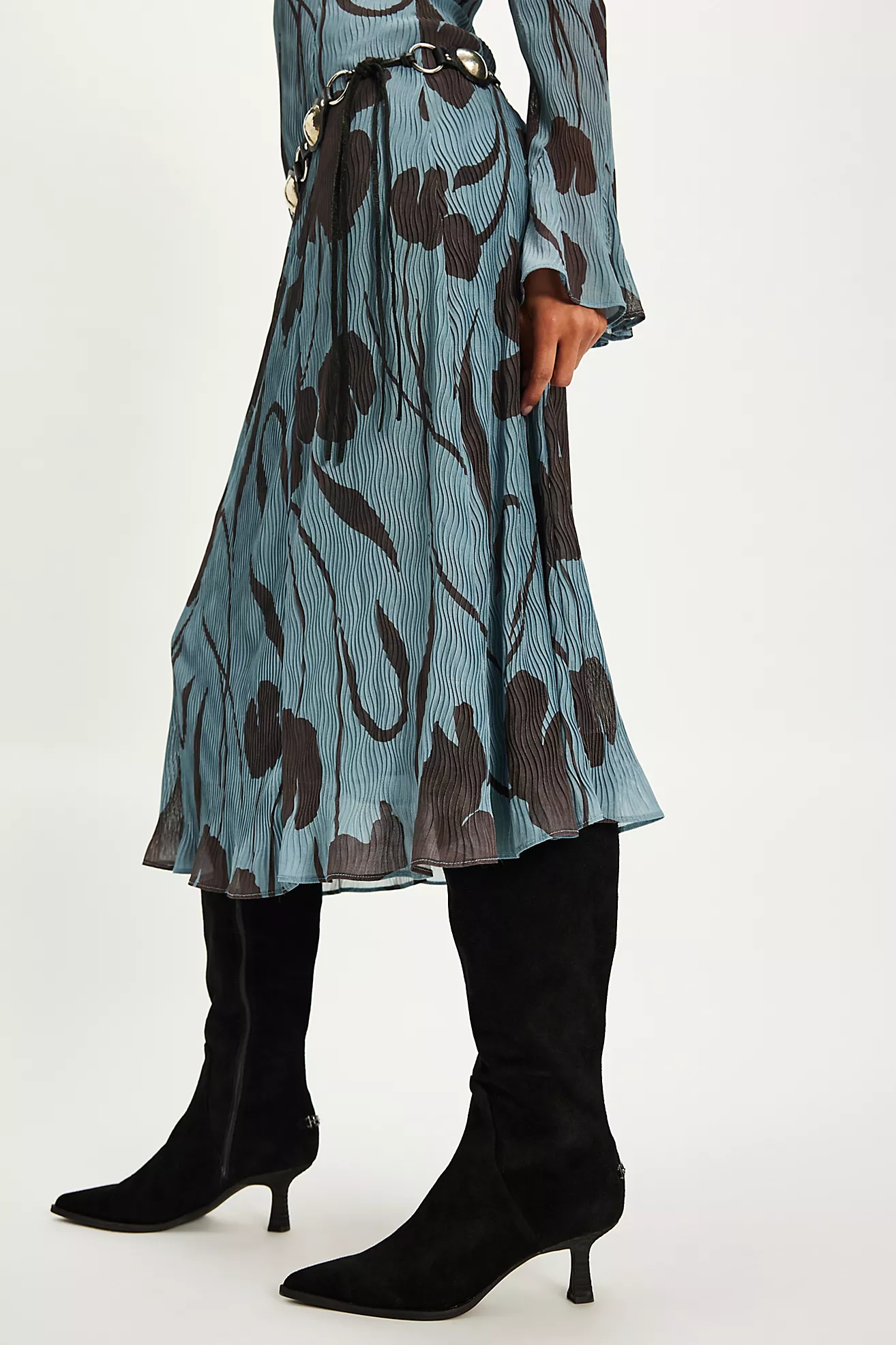 Yulia Tall Kitten Heel Boots