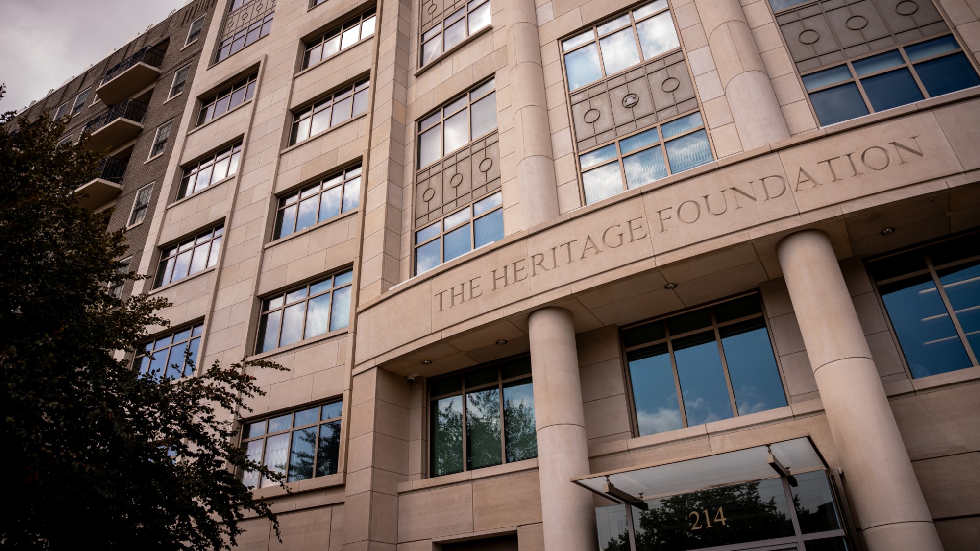 The headquarters of the Heritage Foundation in Washington, D.C.
