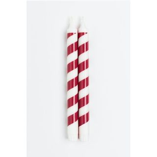 Candy cane candles.