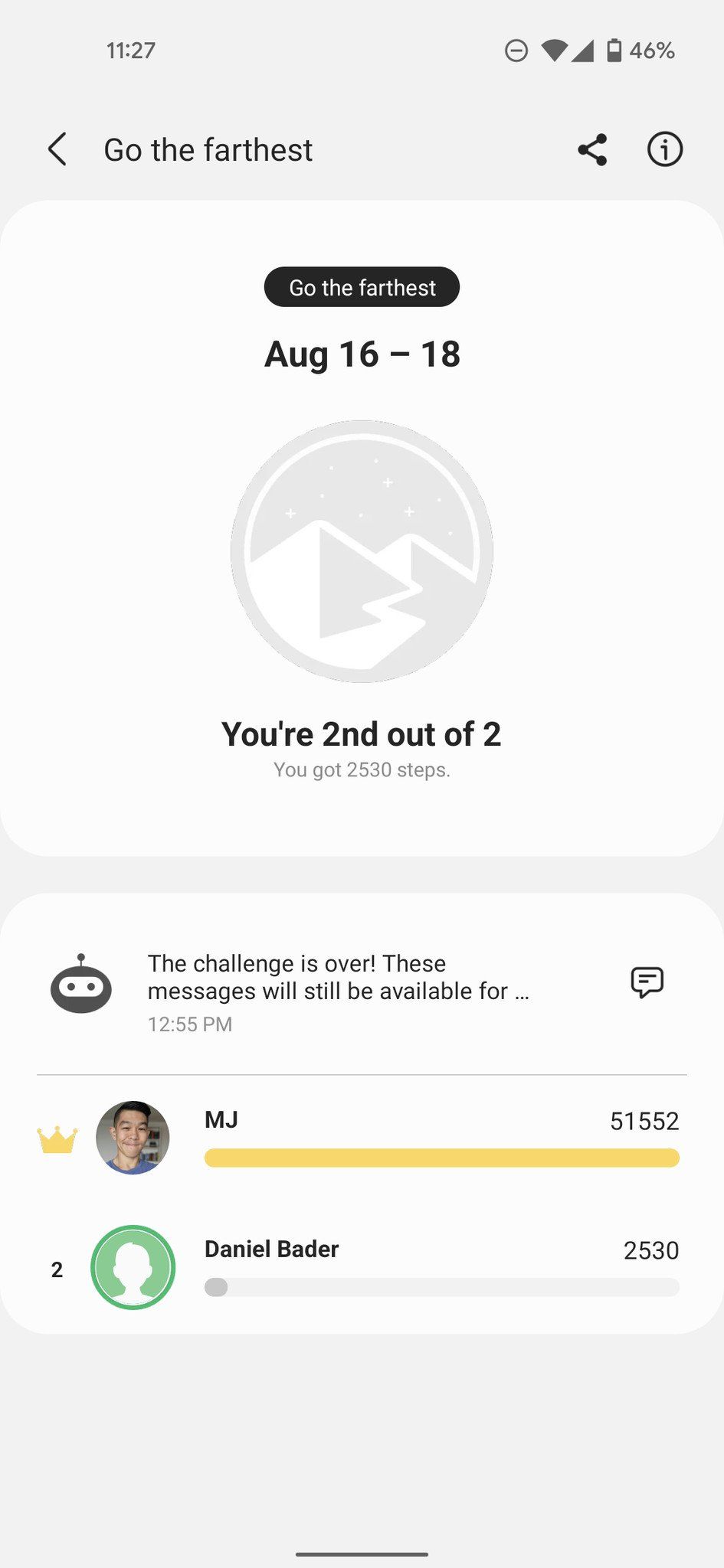 Samsung Health Screenshots