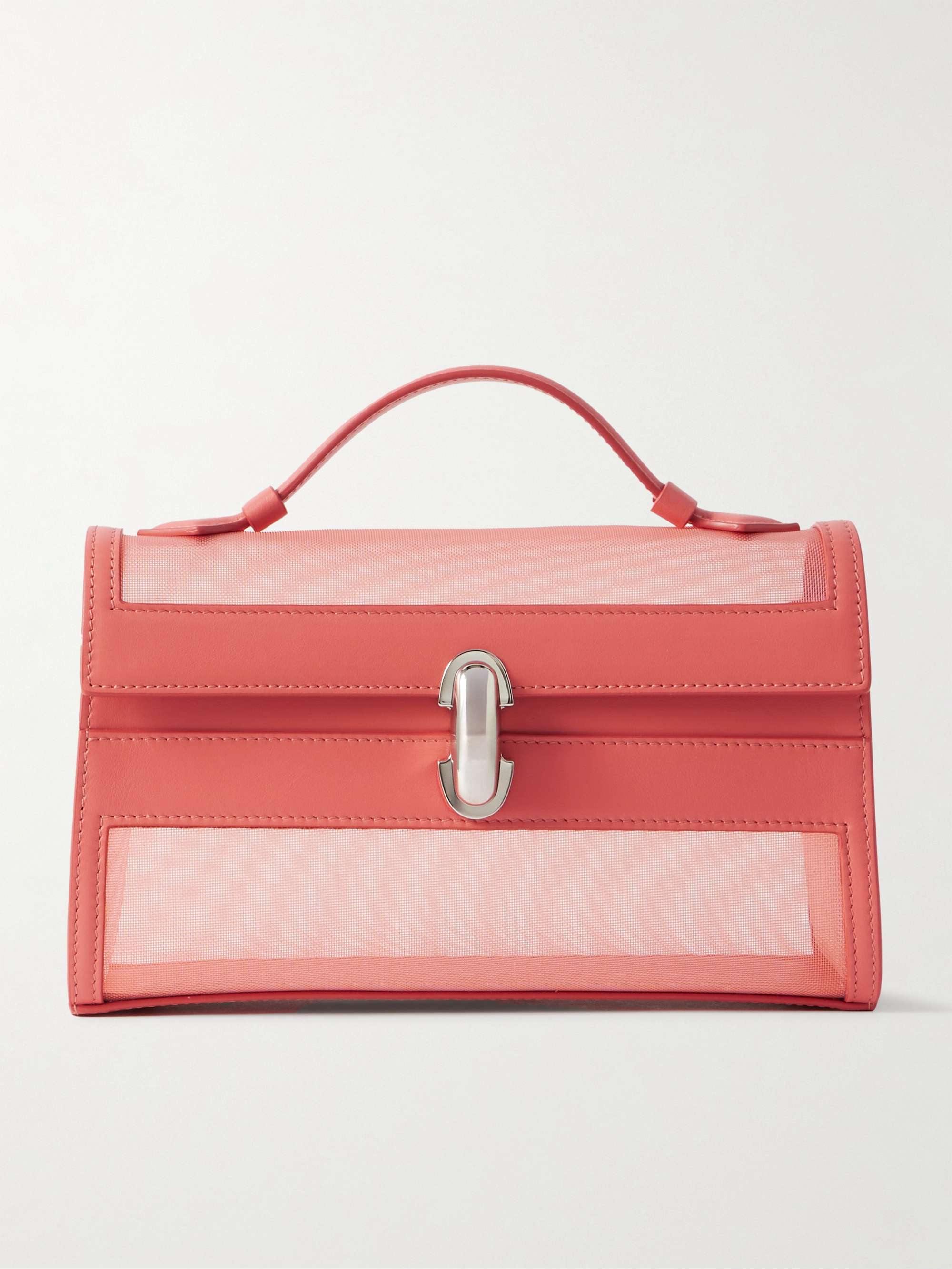 Symmetry Pochette Leather and Mesh Tote