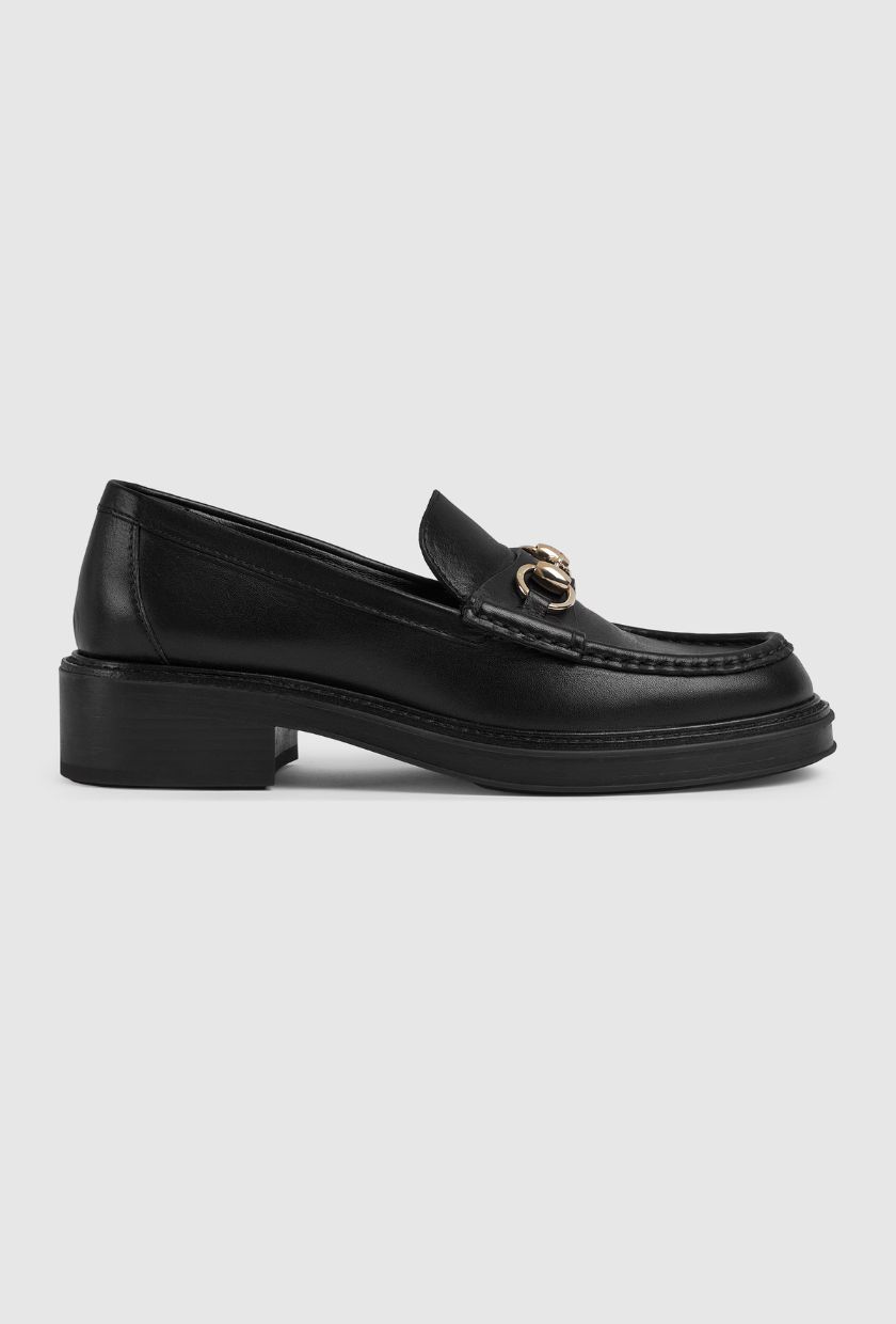 An image of Gucci loafers.