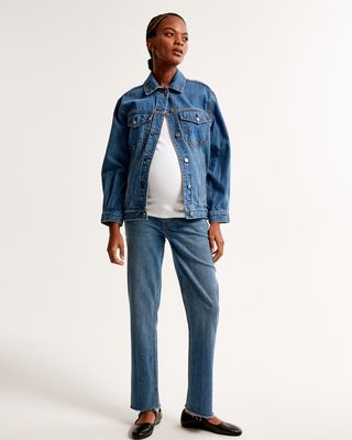 Abercrombie & Fitch, Maternity 90s Straight Jean