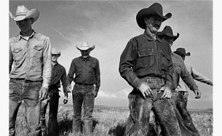 Cowboys Walking, J.R. Green Cattle Company, Shackelford County, Texas