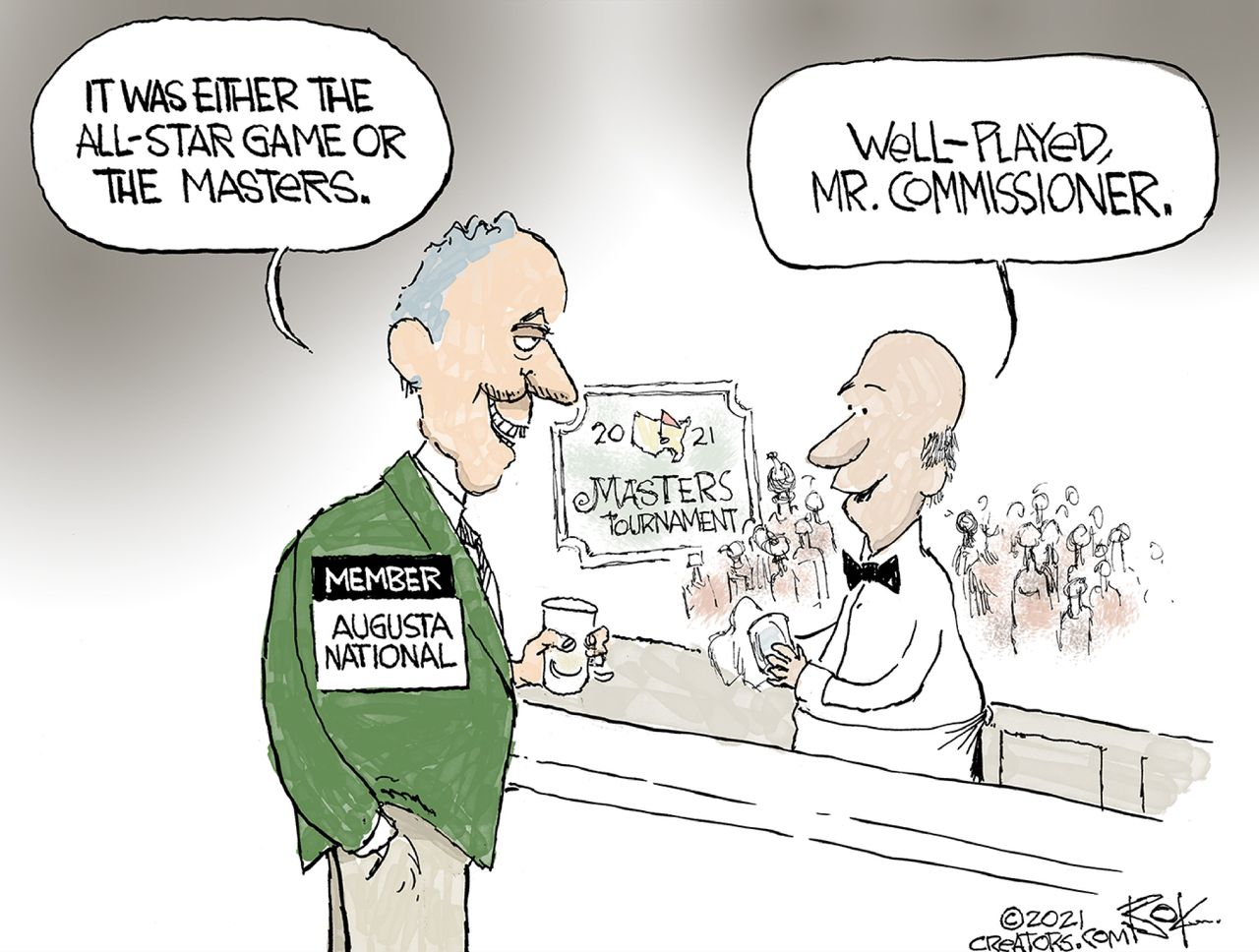 Editorial&amp;amp;nbsp;Cartoon U.S. Georgia voting mlb masters manfred