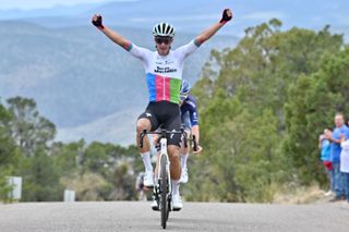 Wilmar Paredes (Team Medellín) wins stage 1 on Mogollon climb ahead of Tyler Stites at 2024 Tour of the Gila